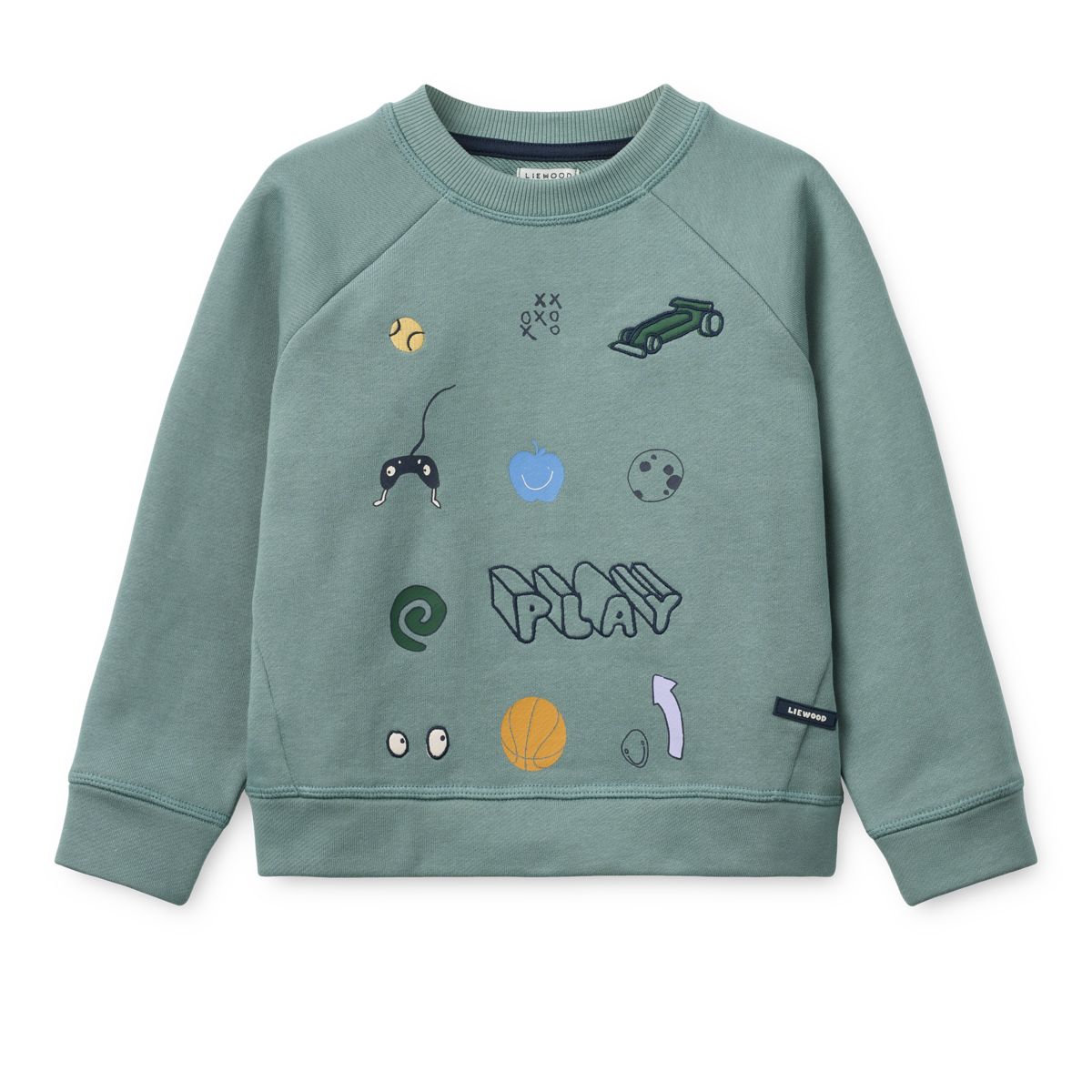 Liewood Sweat-shirt ORSON - Play / Dusty Peppermint - Pull
