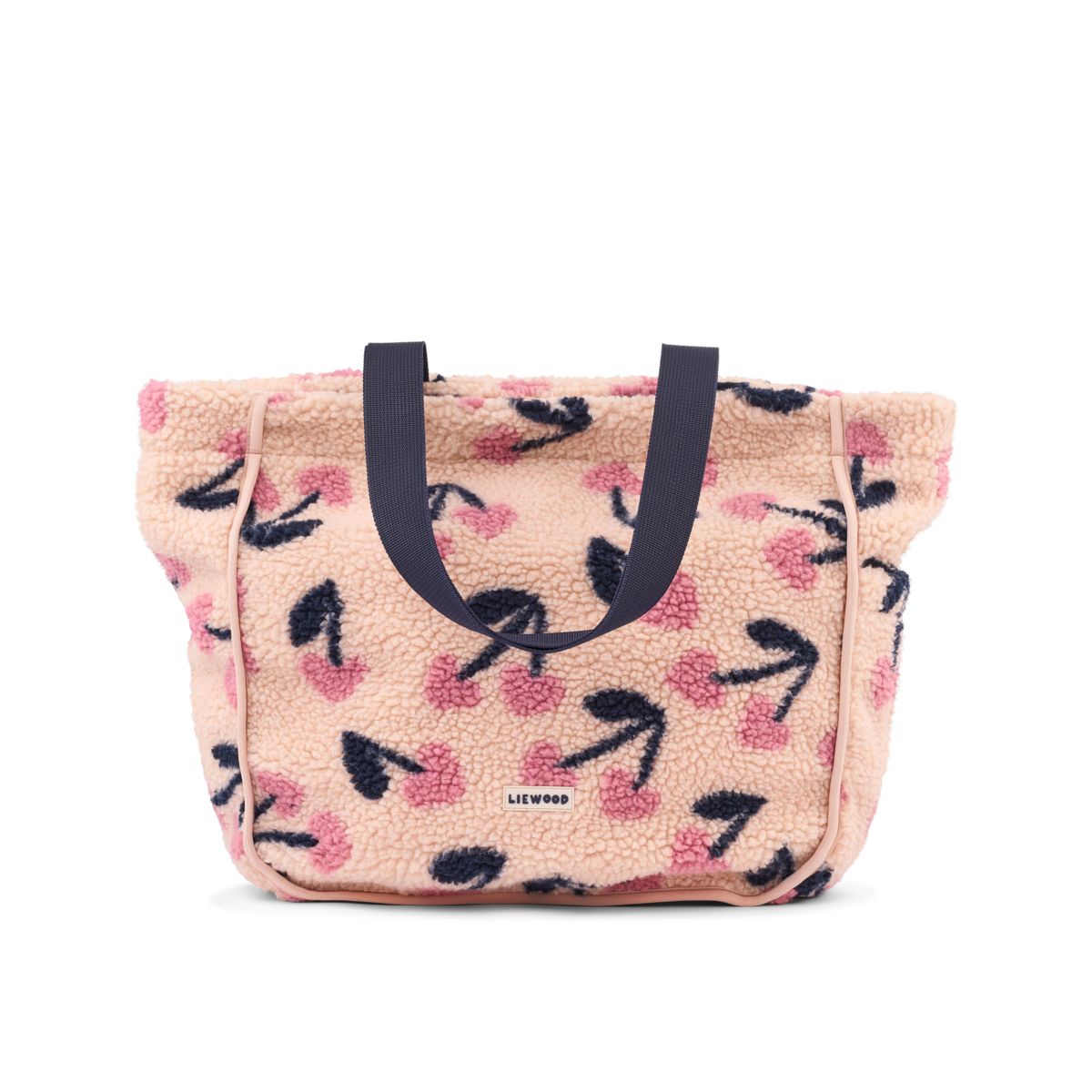 Liewood Tote Bag Polaire REED - Mega Cherry heart / Rosey - Sac fourre-tout
