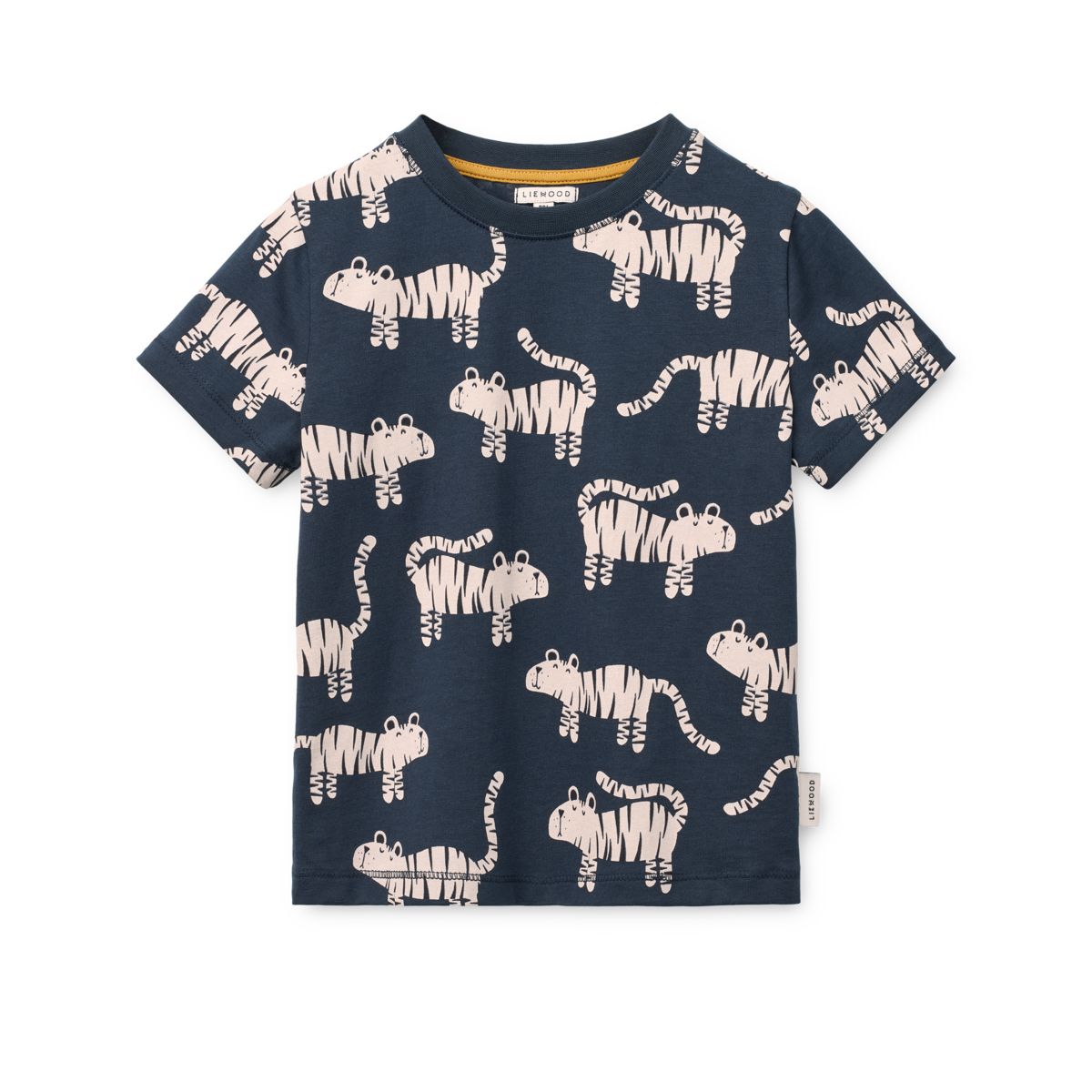 Liewood T-shirt à manches courtes Imprimé FRANCIS - Tiger / Classic navy - T-shirt