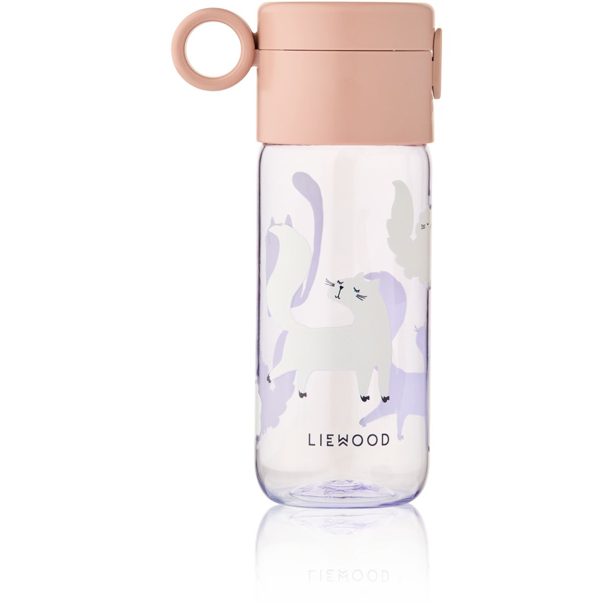 Liewood Bouteille en Tritan CLEMENCE - Cat / Warm lilac - Goude eau