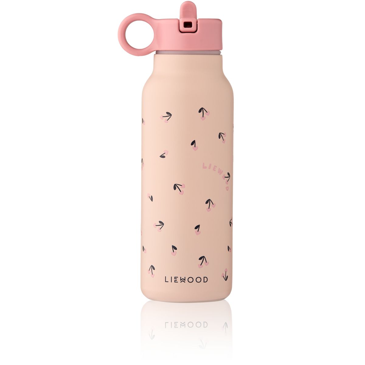 Liewood Gourde Falk 350 ml - Mini Cherry heart / Rosey - Goude eau