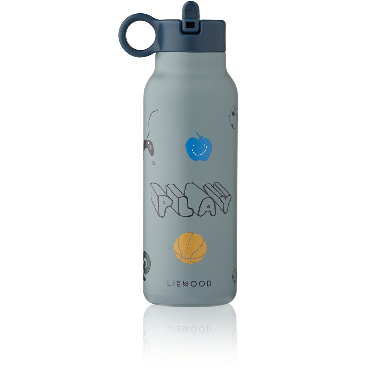 Liewood Gourde Falk 350 ml - Play / Dusty Peppermint - Goude eau