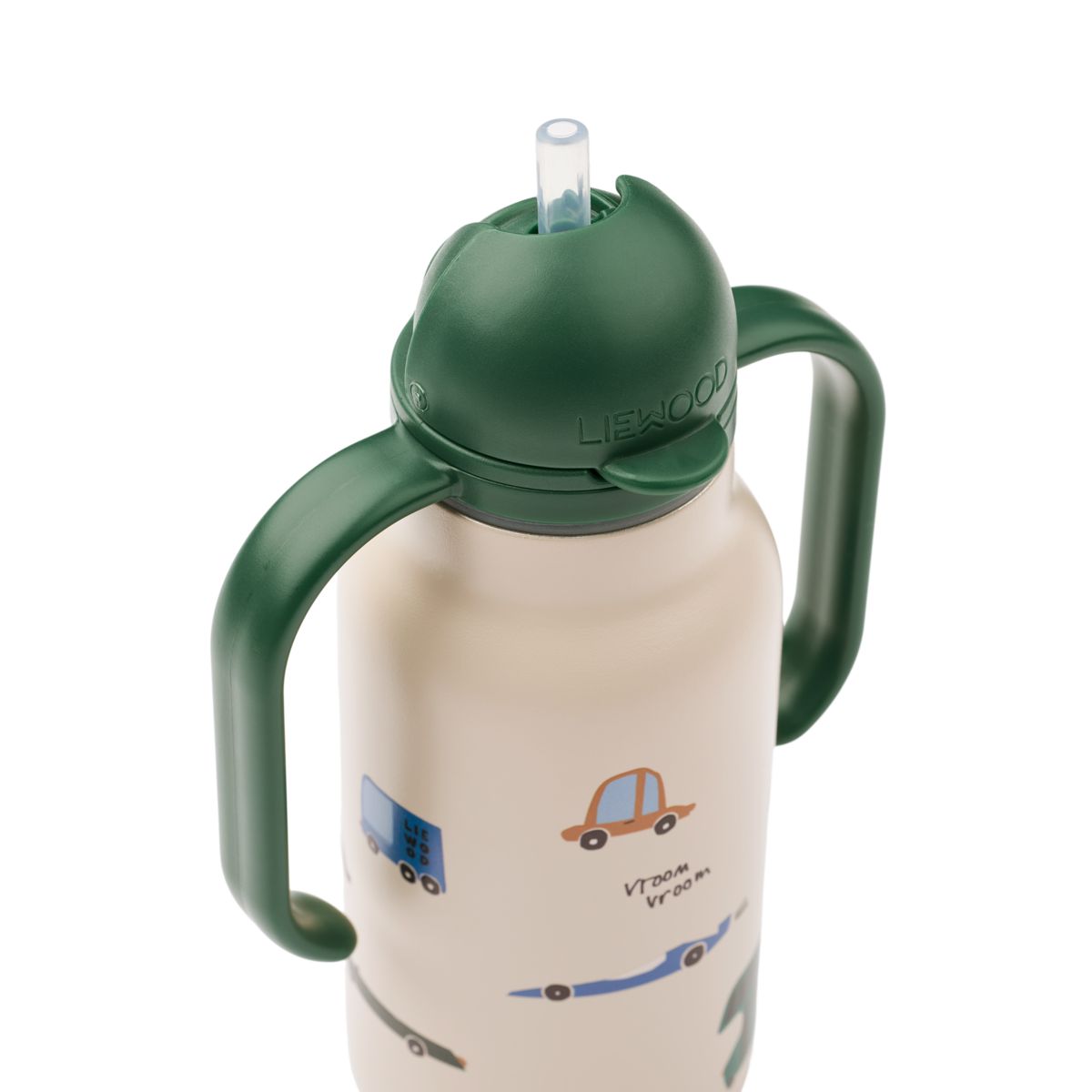 Liewood Bouteille d'eau en acier KIMMIE 250 ml - Cars / Sandy - Goude eau