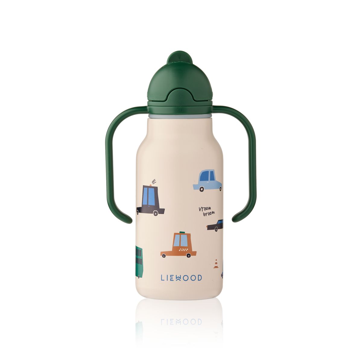 Liewood Bouteille d'eau en acier KIMMIE 250 ml - Cars / Sandy - Goude eau
