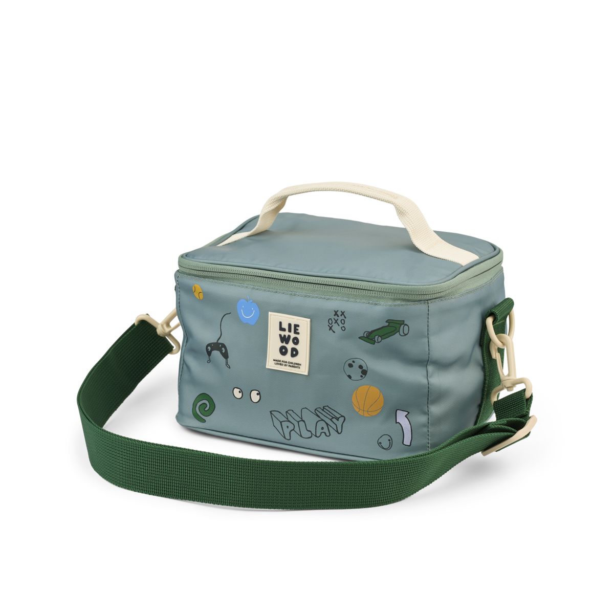 Liewood Sac à déjeuner isotherme TOBY - Play / Dusty Peppermint - Sac Bandoulière