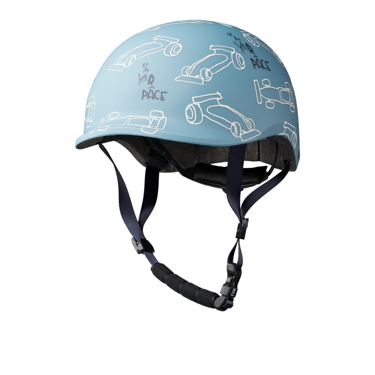 Liewood Casque de Vélo MILLY - Race cars / Beach blue - ACCESSOIRES POUR VÉLOS