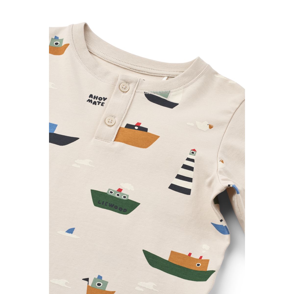 Liewood Ensemble de Pyjama à Imprimé WILHELM - Sailing / Sandy - Ensemble pyjama