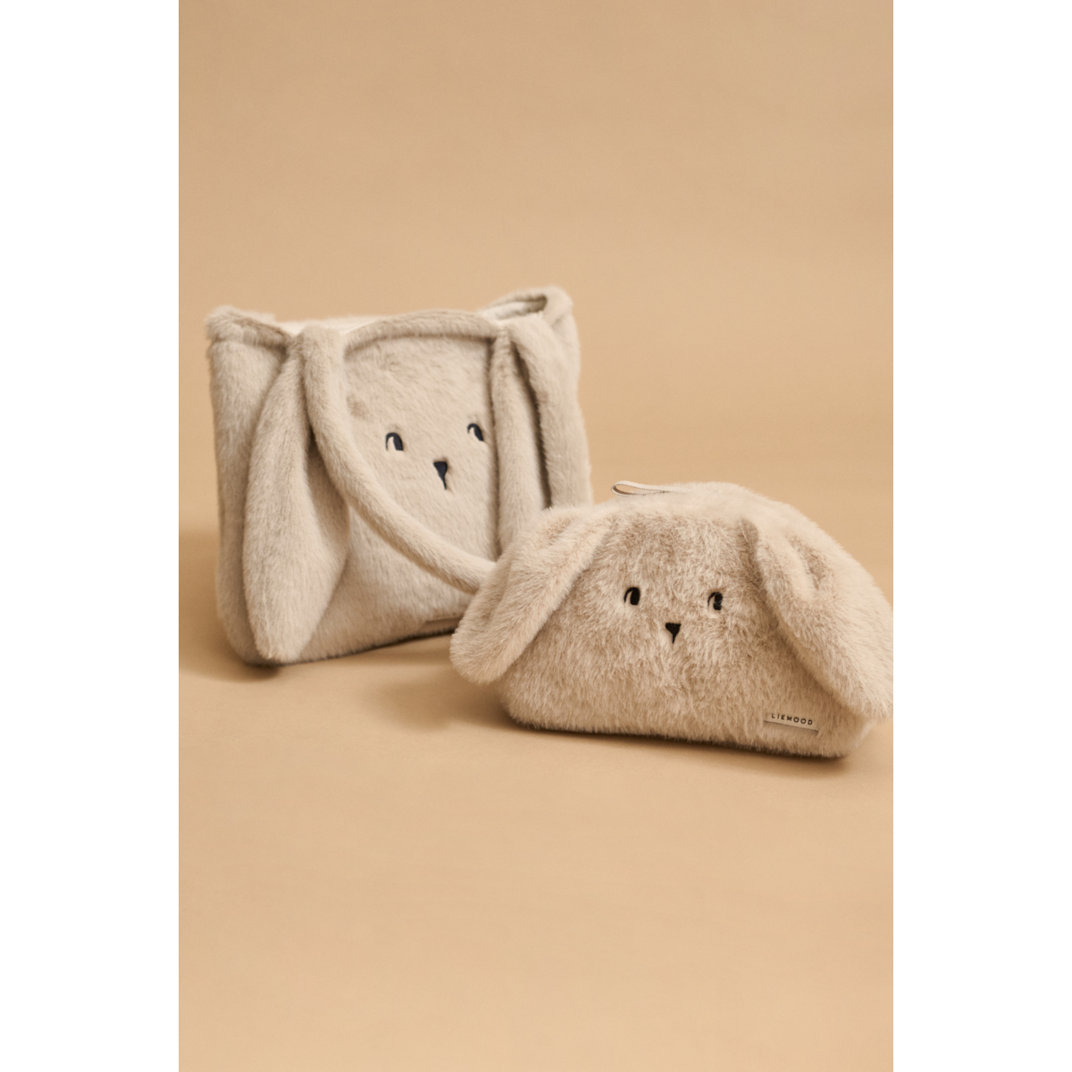 Liewood Tote Bag Peluche Lapin LEXI - Mist - Sac fourre-tout