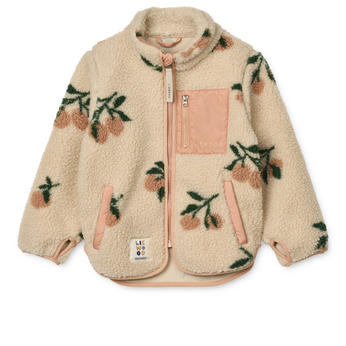 Liewood Veste Polaire NOLAN - Peach / Sea shell - Veste