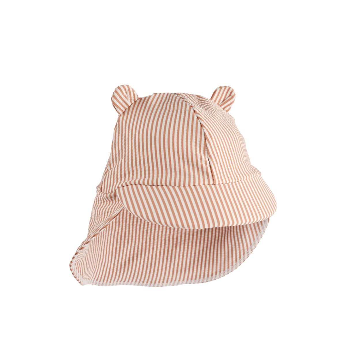 Liewood Chapeau de soleil seersucker Senia - Y/D stripe Pale tuscany / Creme de la creme - CHAPEAU DE BAIN