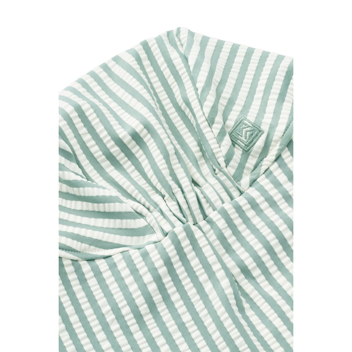 Liewood Chapeau de Bain en tissu gaufré CECILIA - Stripe Peppermint / Crisp white - CHAPEAU DE BAIN