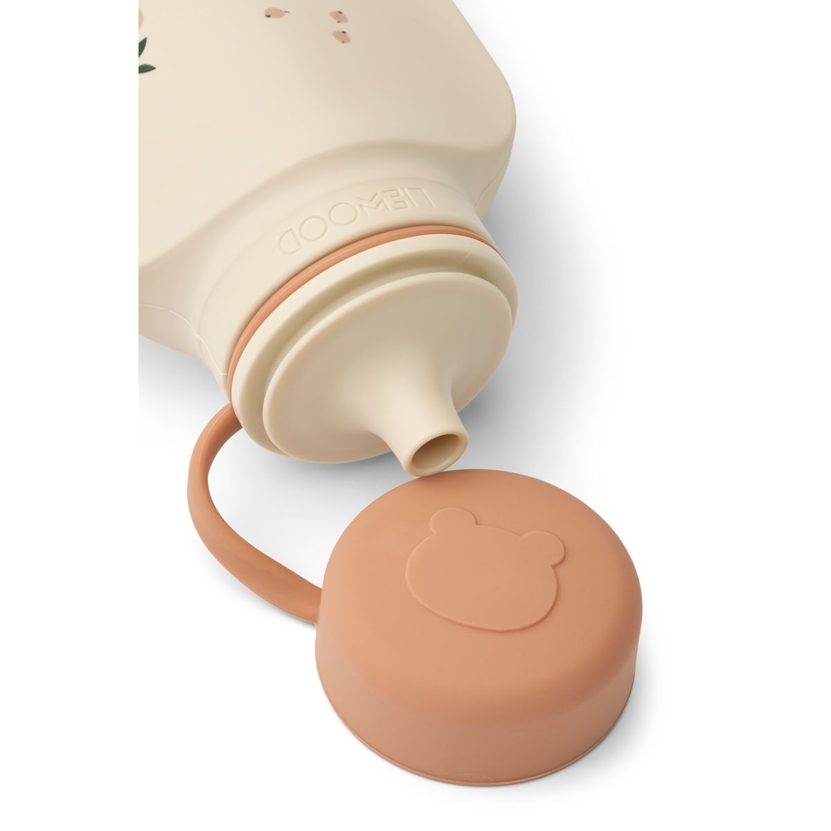 Liewood Lot de 2 bouteilles de smoothie Lizzie - Peach / Sea shell - Bouteilles á smoothie