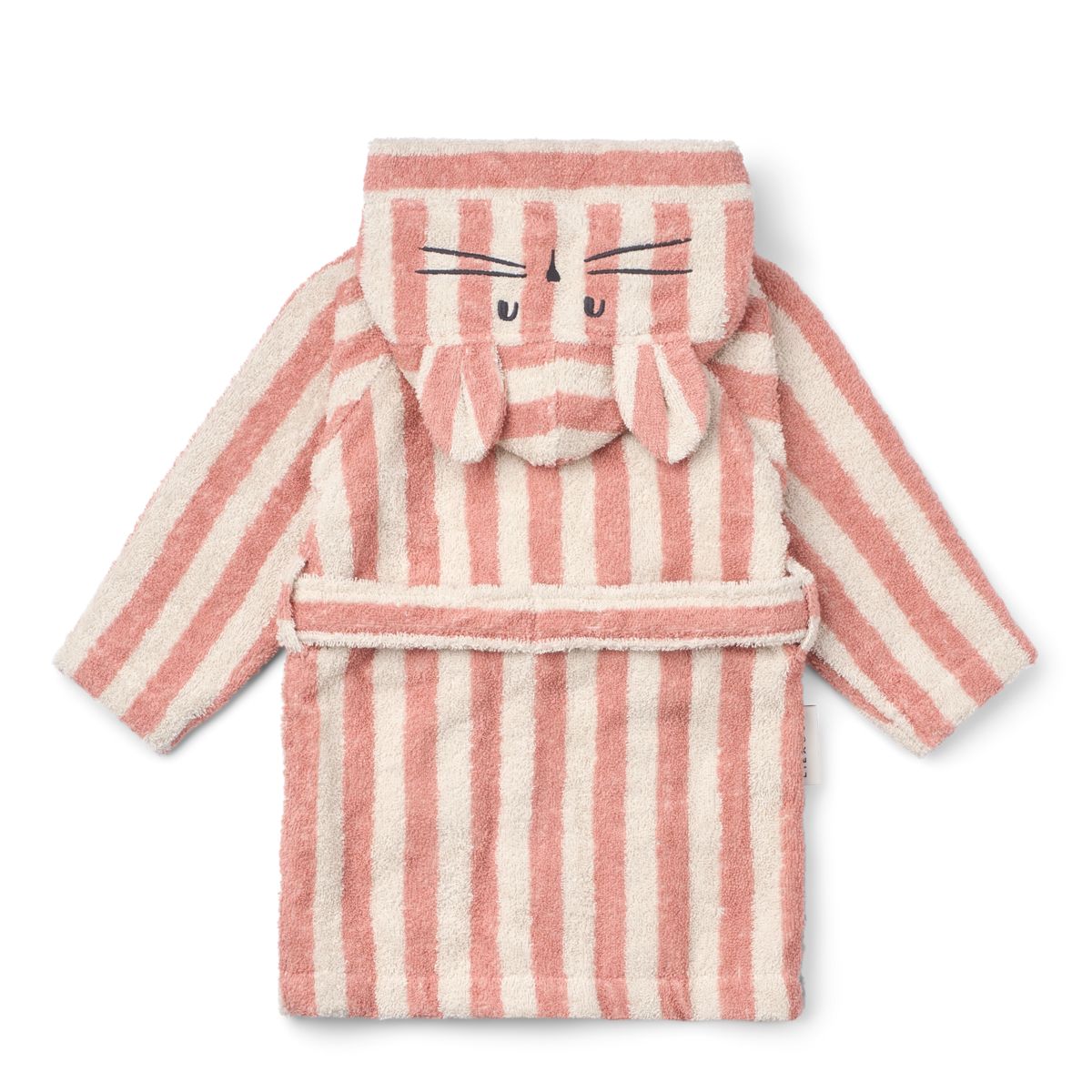 Liewood Peignoir LILY - Coral blush / creme de la creme stripe - Serviettes / Gants de toilettes