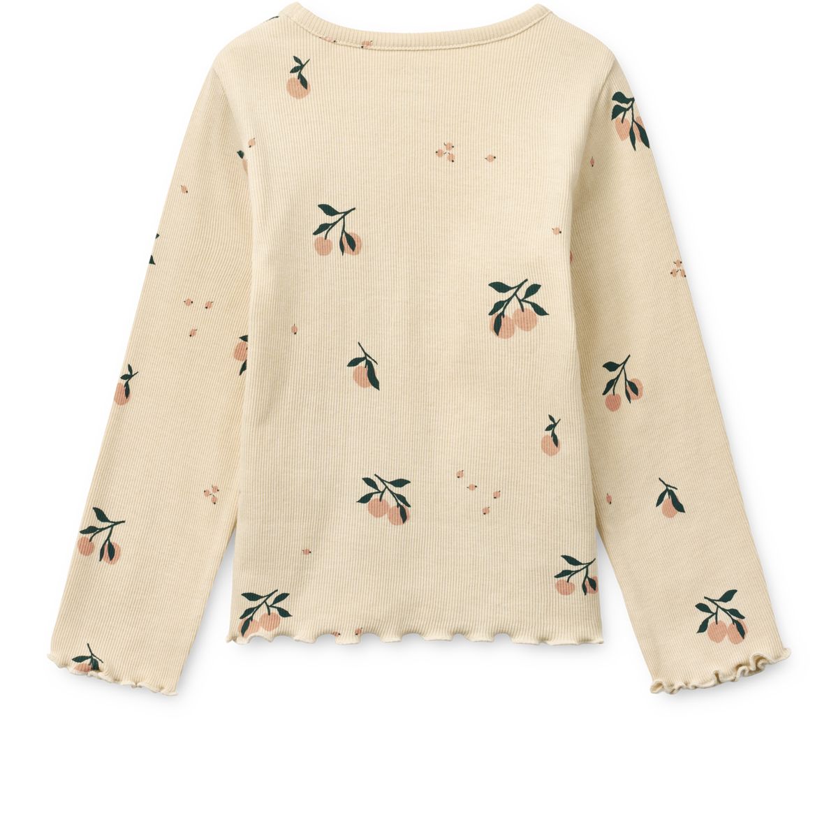 Liewood T-shirt côtelé à Manches Longues et à Imprimé NIEVE - Peach / Sea shell - T-shirt