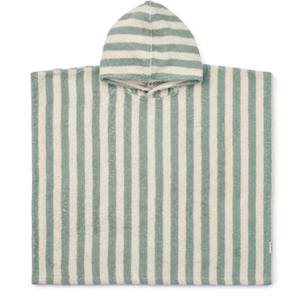 Liewood Poncho en Tissu Éponge KOI - Peppermint / creme de la creme - Peignori / Poncho