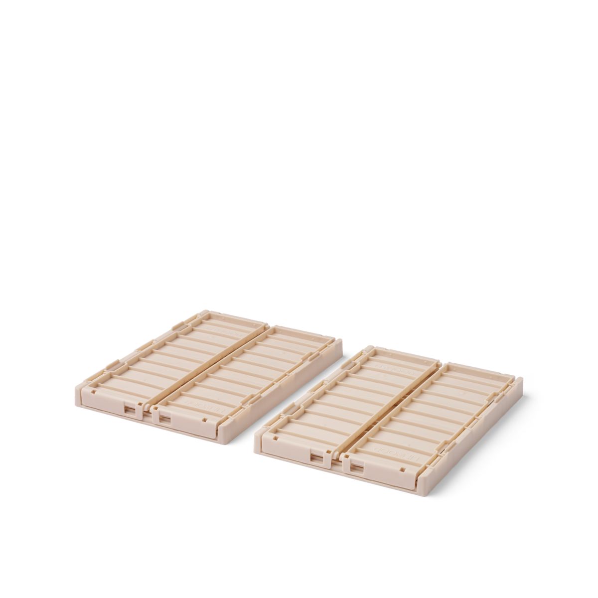 Liewood Boîtes de Rangement WESTON - PETIT, Lot de 2 - Sandy - Boîtes de rangement