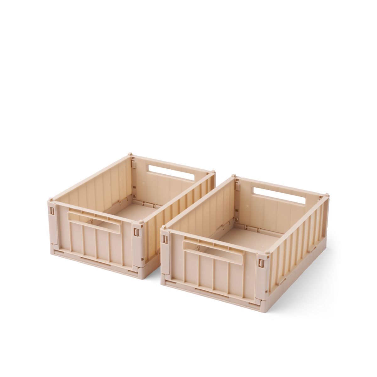 Liewood Boîtes de Rangement WESTON - PETIT, Lot de 2 - Sandy - Boîtes de rangement