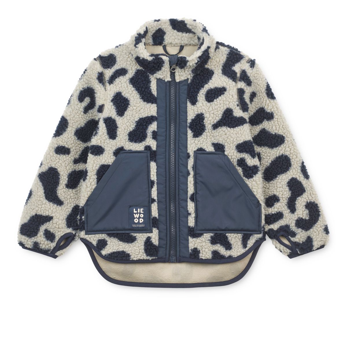 Liewood Veste en velours NOAM - Mega Leo mist / Classic Navy - Veste