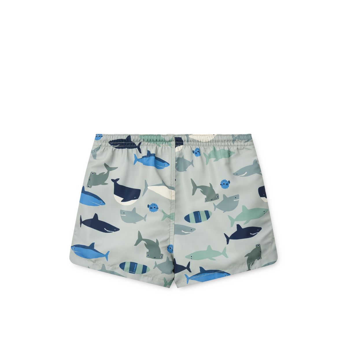 Liewood Short de bain imprimé AIDEN - Shark / Dove blue - Short de bain