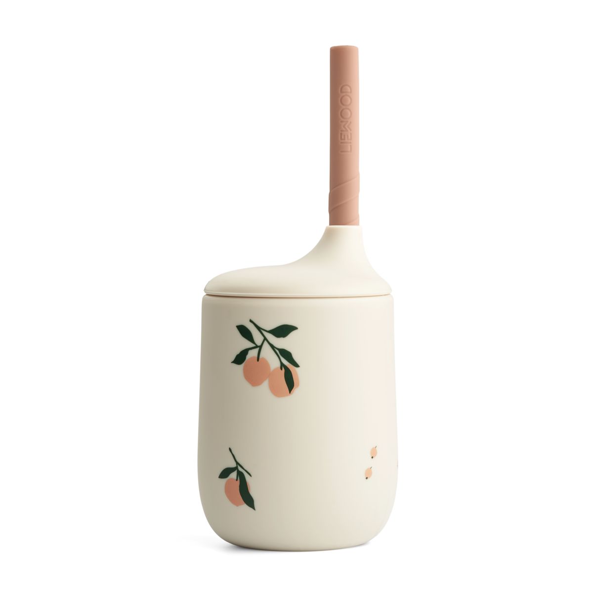 Liewood Tasse à Bec à Imprimé ELLIS - Peach / Sea shell mix - Gobelet