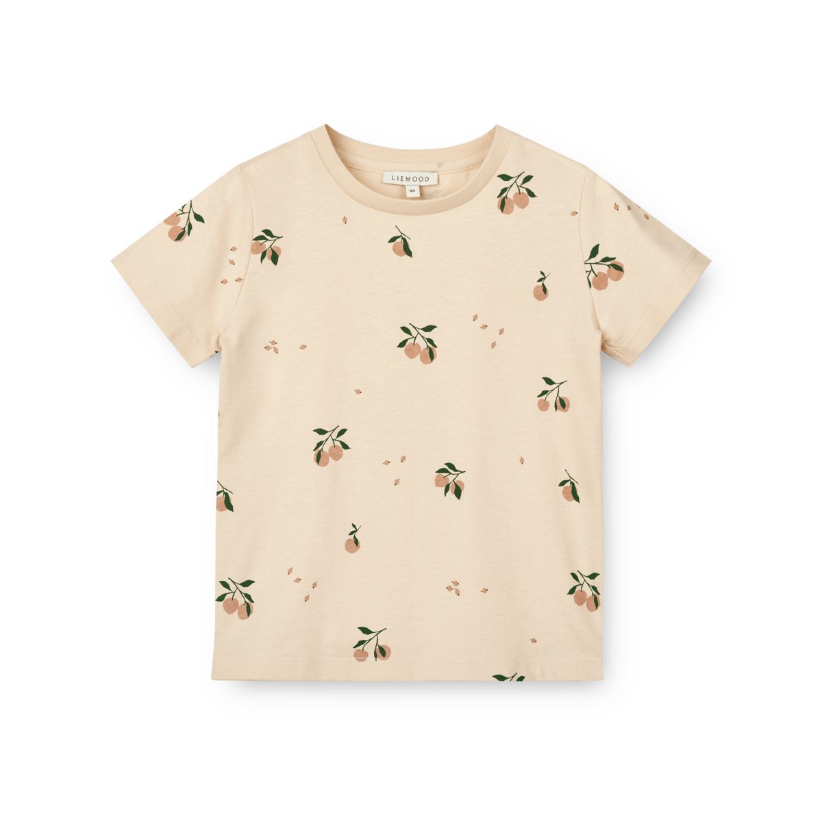 Liewood T-shirt à Manches Courtes à Imprimé APIA - Peach / Sea shell - T-shirt